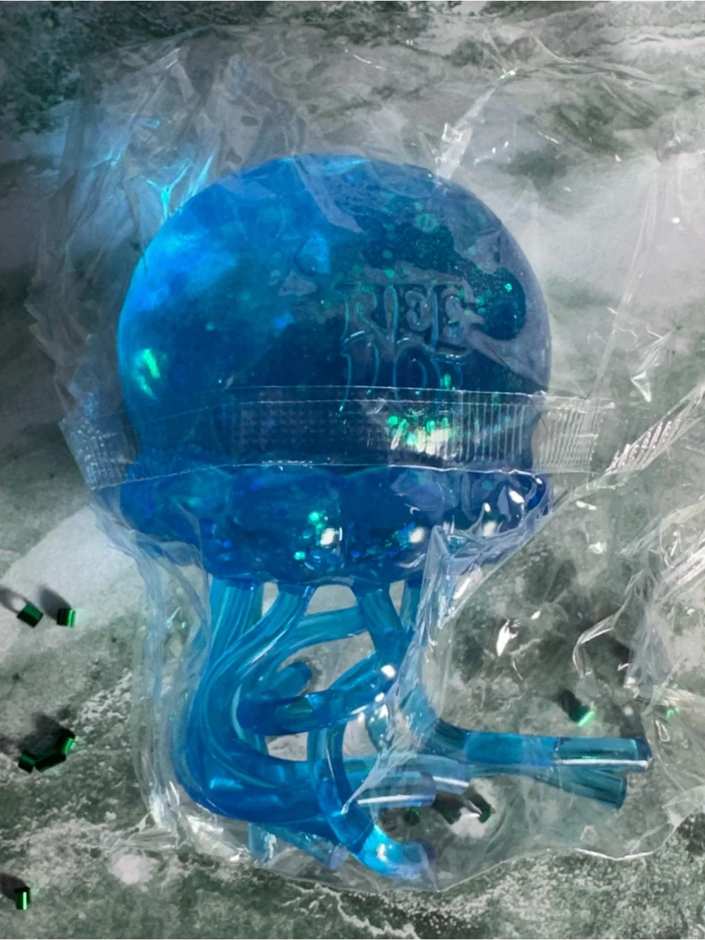 Blue Jellyfish Sensory Toy for Kids - Durable Play Accessory